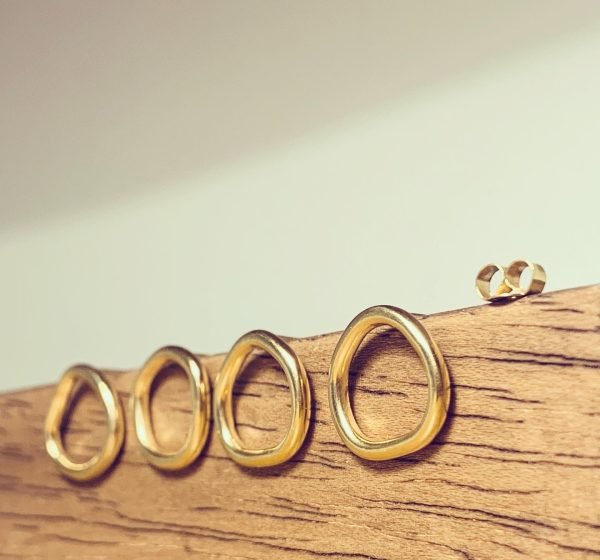 Irregular Stud Earrings - Image 3